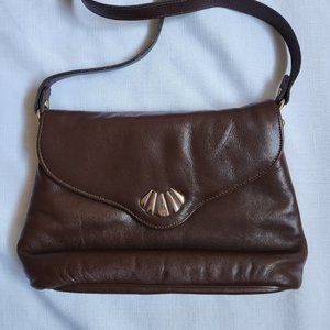 Etienne Aigner Brown Leather Lady Shoulder Bag
